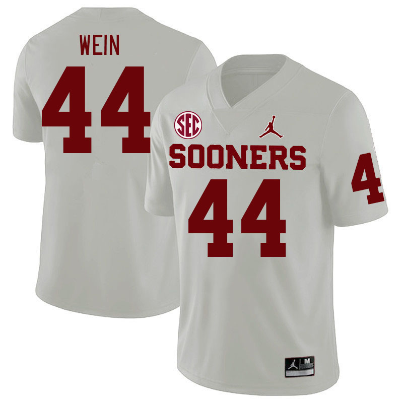Men #44 Taylor Wein Oklahoma Sooners 2024 SEC Conference College Football Jerseys-White